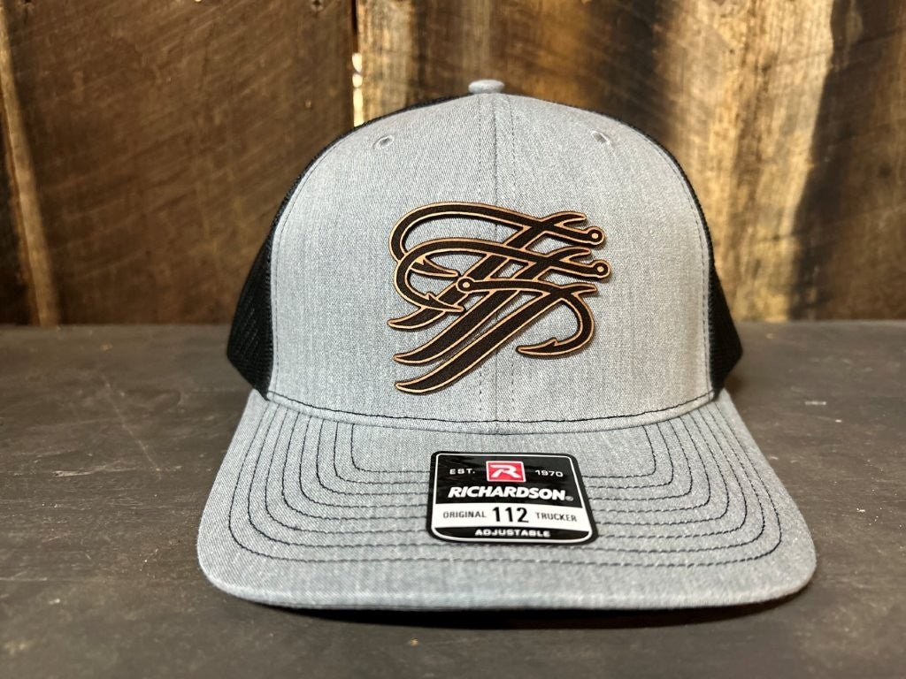 TTP Heather Grey/Black Mesh Leather Cut Out