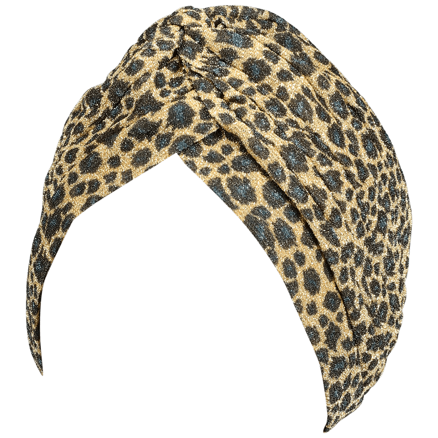 Cheetah Print Turban Hat - Glamorous Knit Animal Print Headwear