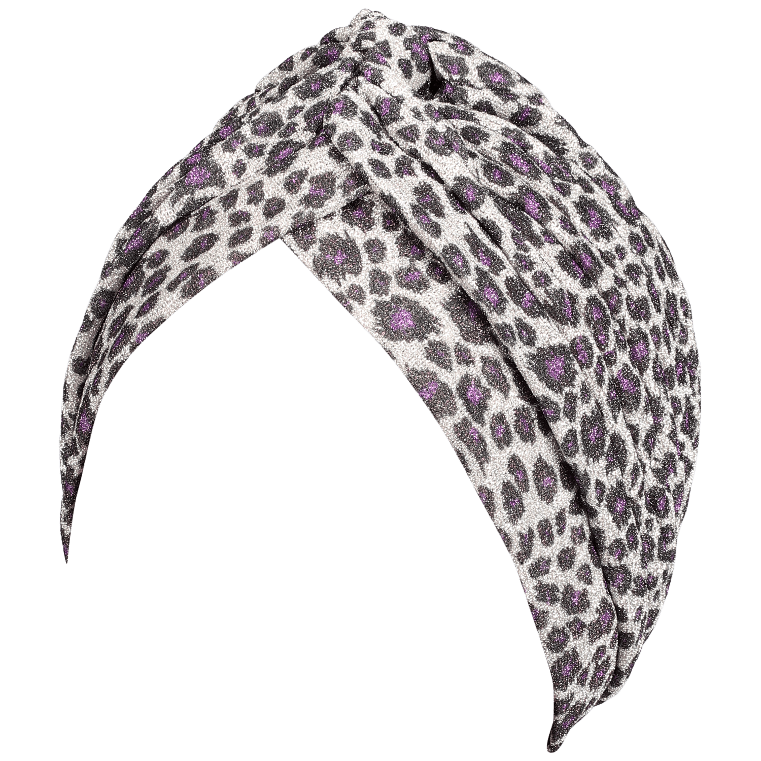 Cheetah Print Turban Hat - Glamorous Knit Animal Print Headwear