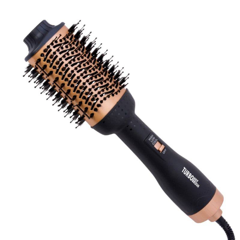 Turbo Power Turbo Hot Brush (#THB100) with ceramic coating and flexible nylon bristles