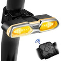 LED Bicycle Taillight with Turn Signals and Remote Control USB