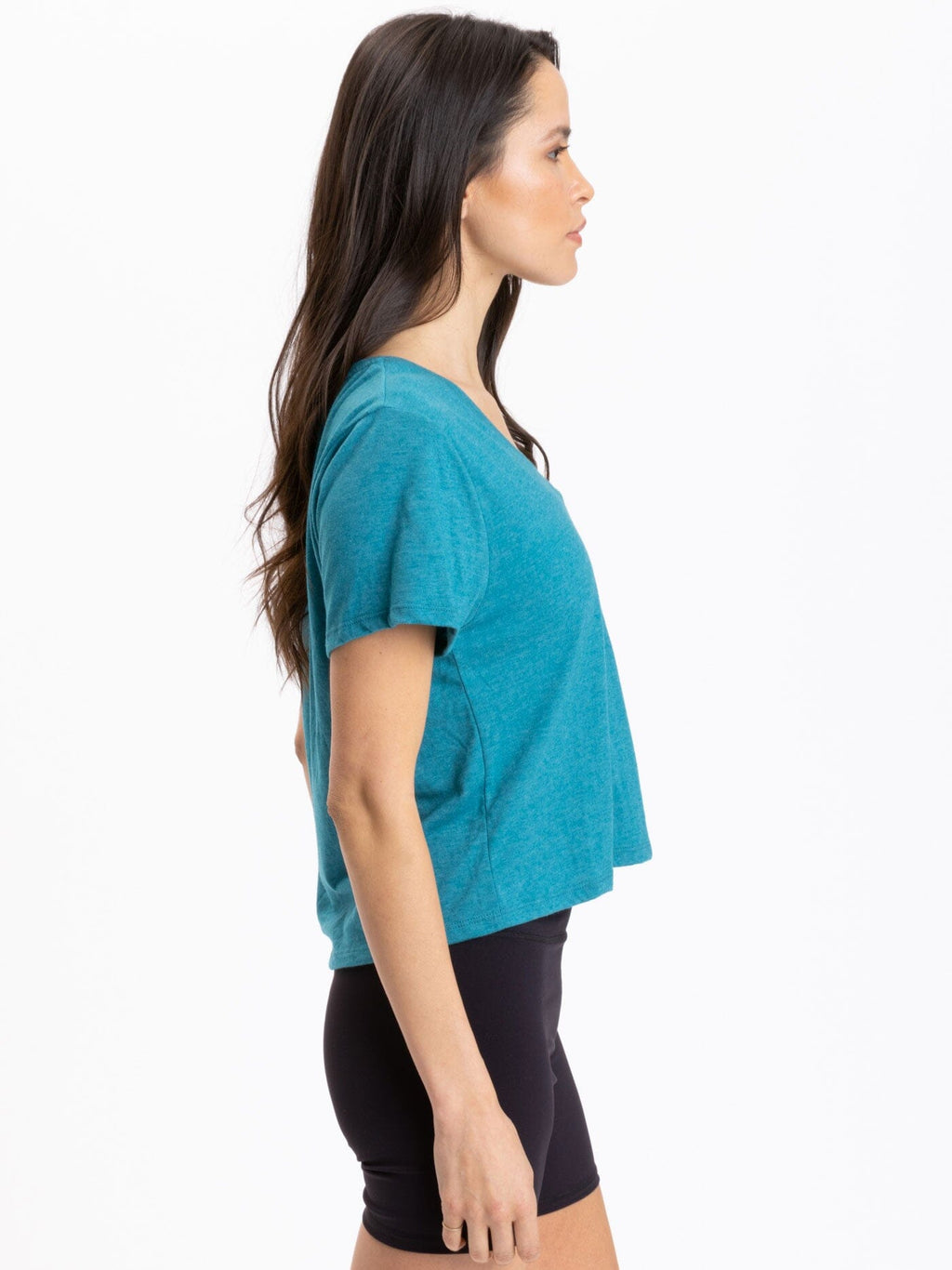 Core Triblend Jersey V-Neck Tee - Soft Everyday Casual Top