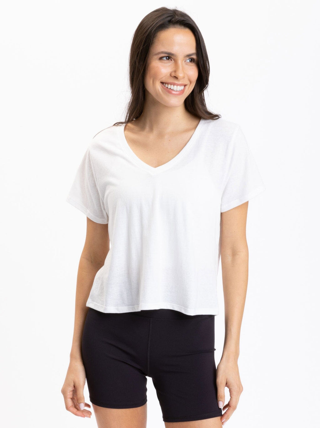 Core Triblend Jersey V-Neck Tee: Lightweight Everyday Basic