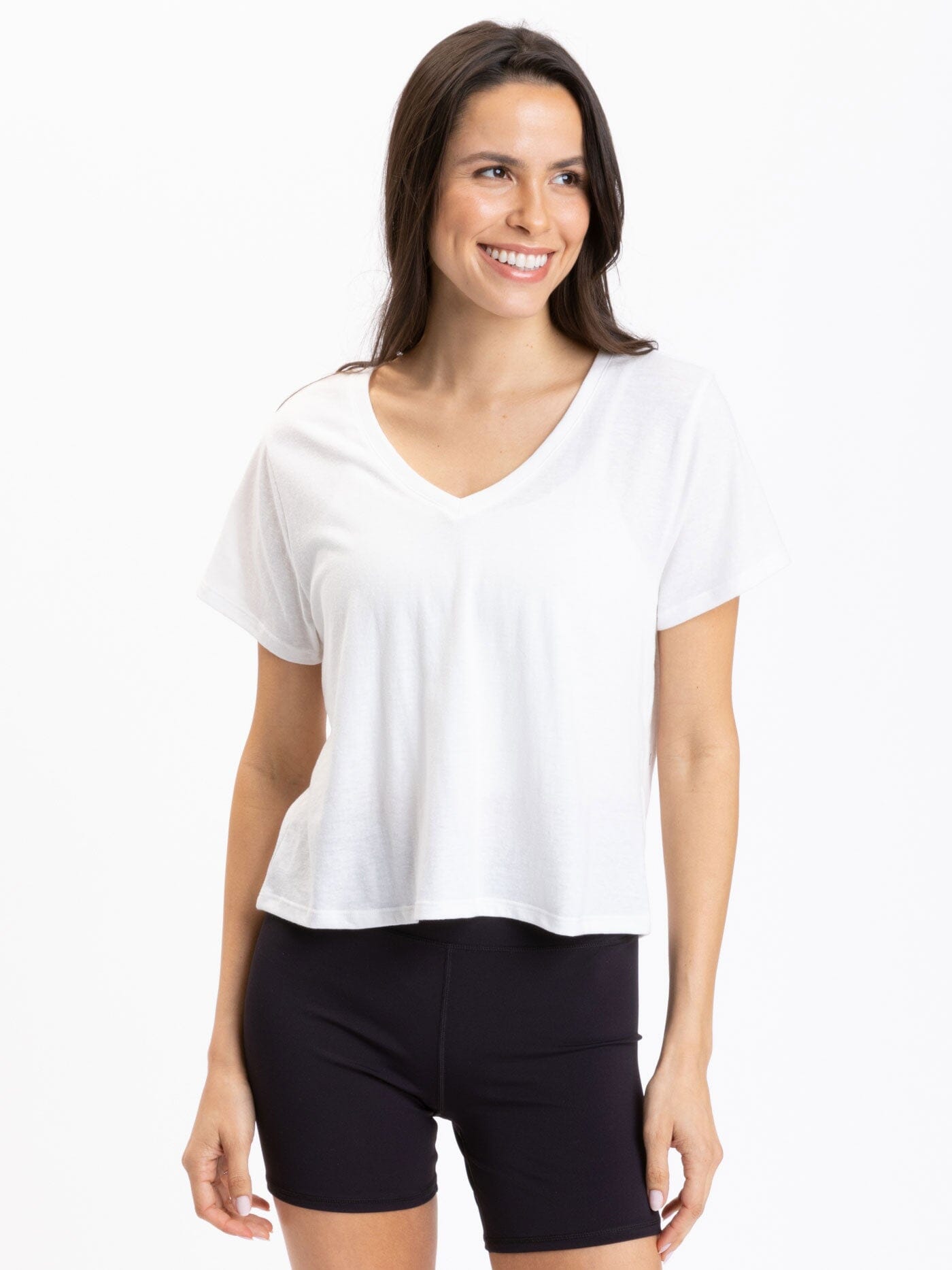 Core Triblend Jersey V-Neck Tee: Lightweight Everyday Basic