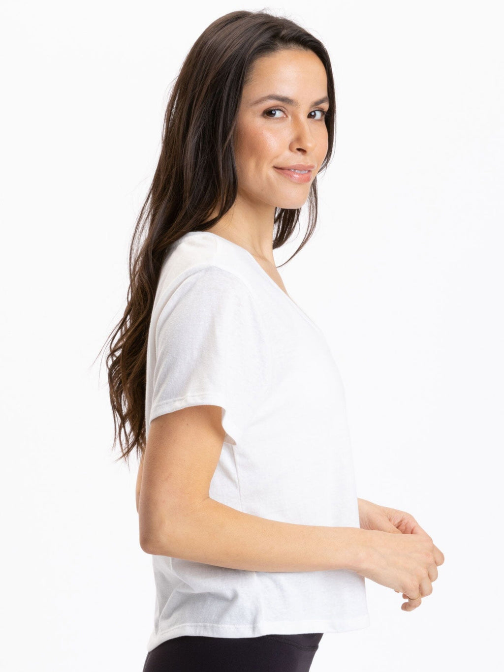 Core Triblend Jersey V-Neck Tee: Lightweight Everyday Basic
