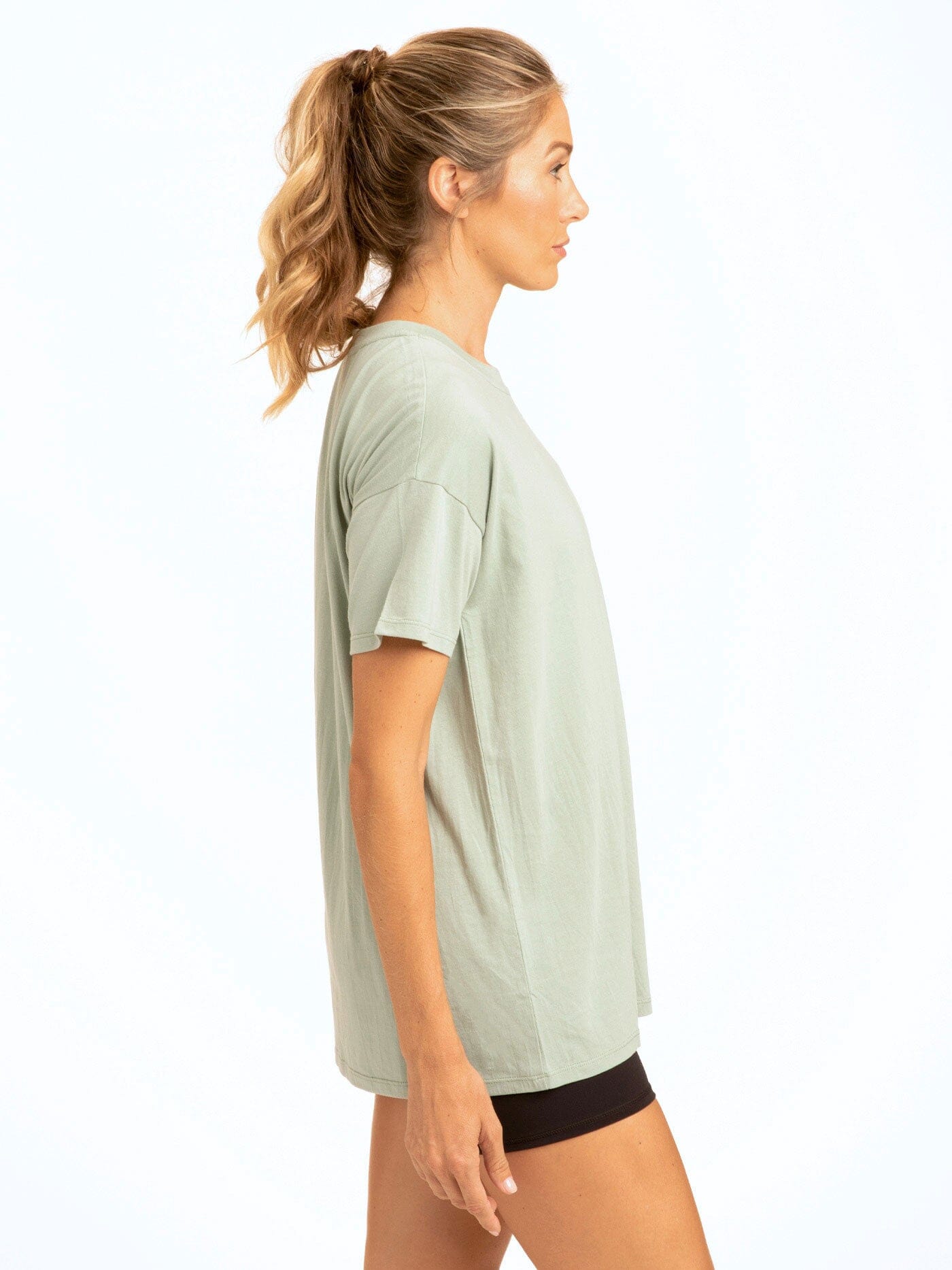 Andie Comfort Jersey Boyfriend Tee - Relaxed Fit Everyday Basic