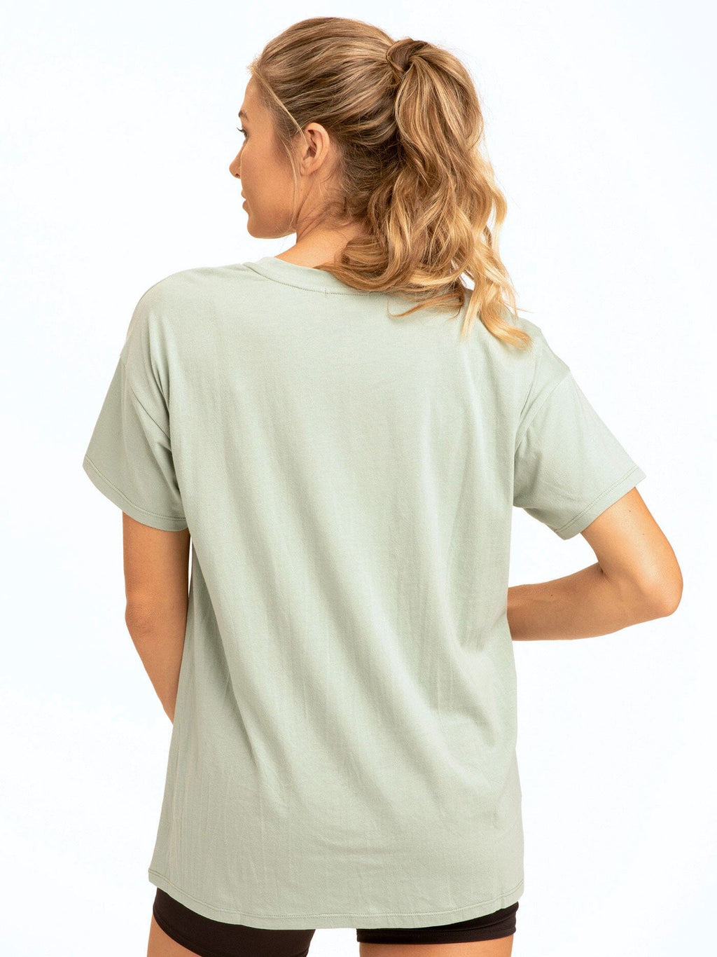 Andie Comfort Jersey Boyfriend Tee - Relaxed Fit Everyday Basic