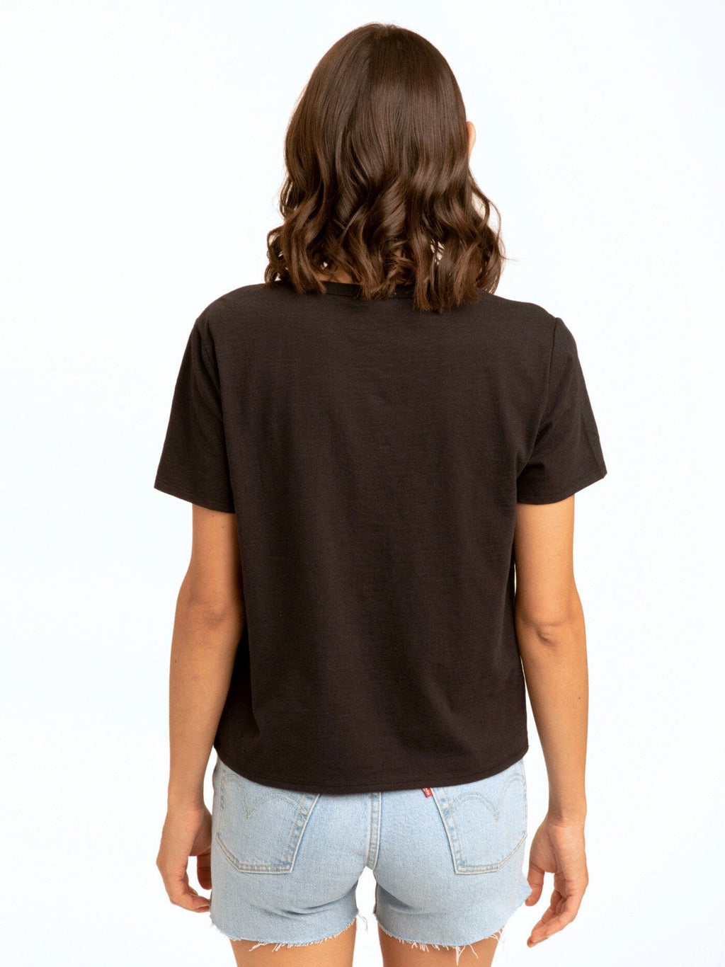 Avelina Gauze Mix Pocket Tee: Organic Cotton Flowy Casual Top