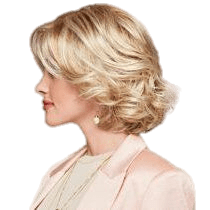 Twirl and Curl Women's Elegant Wig with Natural Lace Front