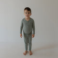 Bamboo Two Piece Pajamas | Lucky Micro Check