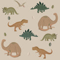 Tyran Animal Print Peel and Stick Wallpaper in Beige and Sage