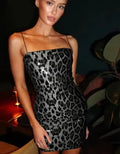Women's Beaded Sling Dress - Elegant Knee-Length