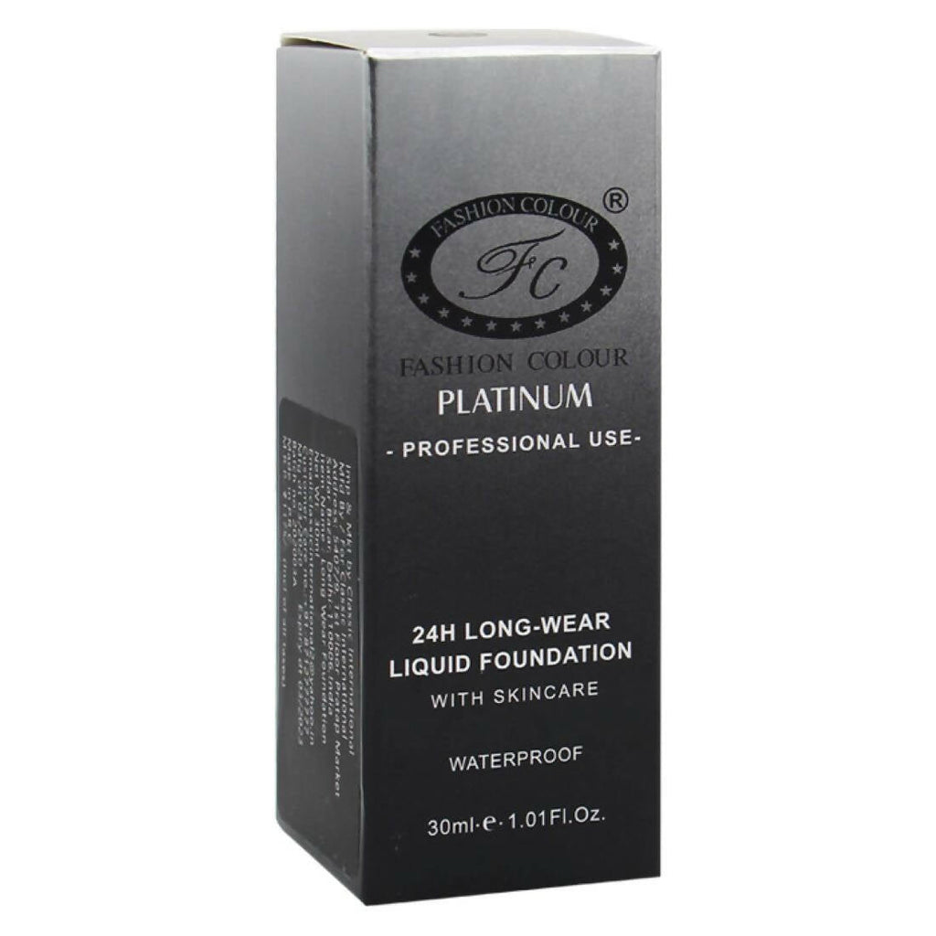 24HR Long Wear Liquid Foundation - Golden Shade for Dark Skin Tone