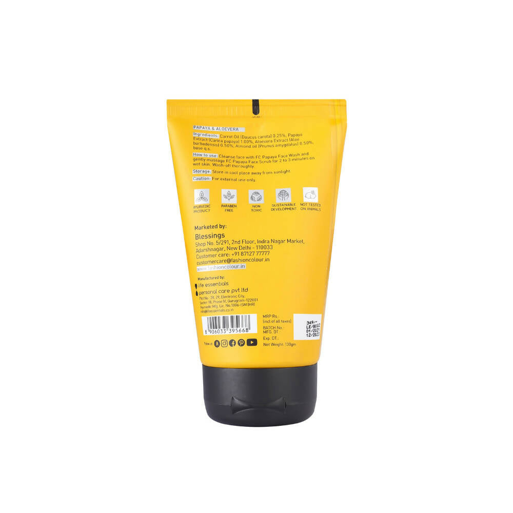 Papaya Face Scrub for Gentle Exfoliation and Pore Cleansing