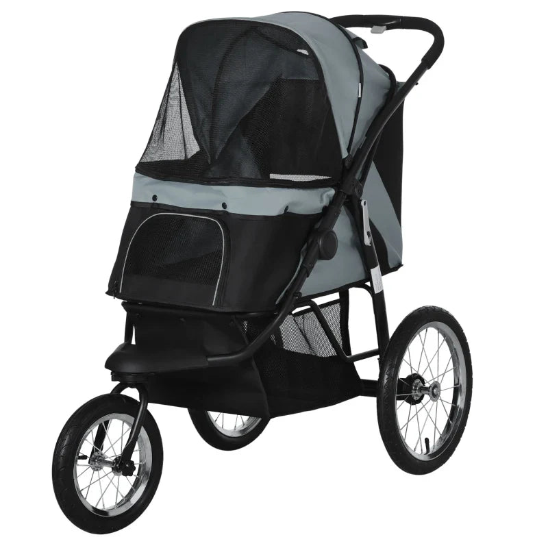 3 Wheels Pet Stroller for Small Dogs and Medium Dogs