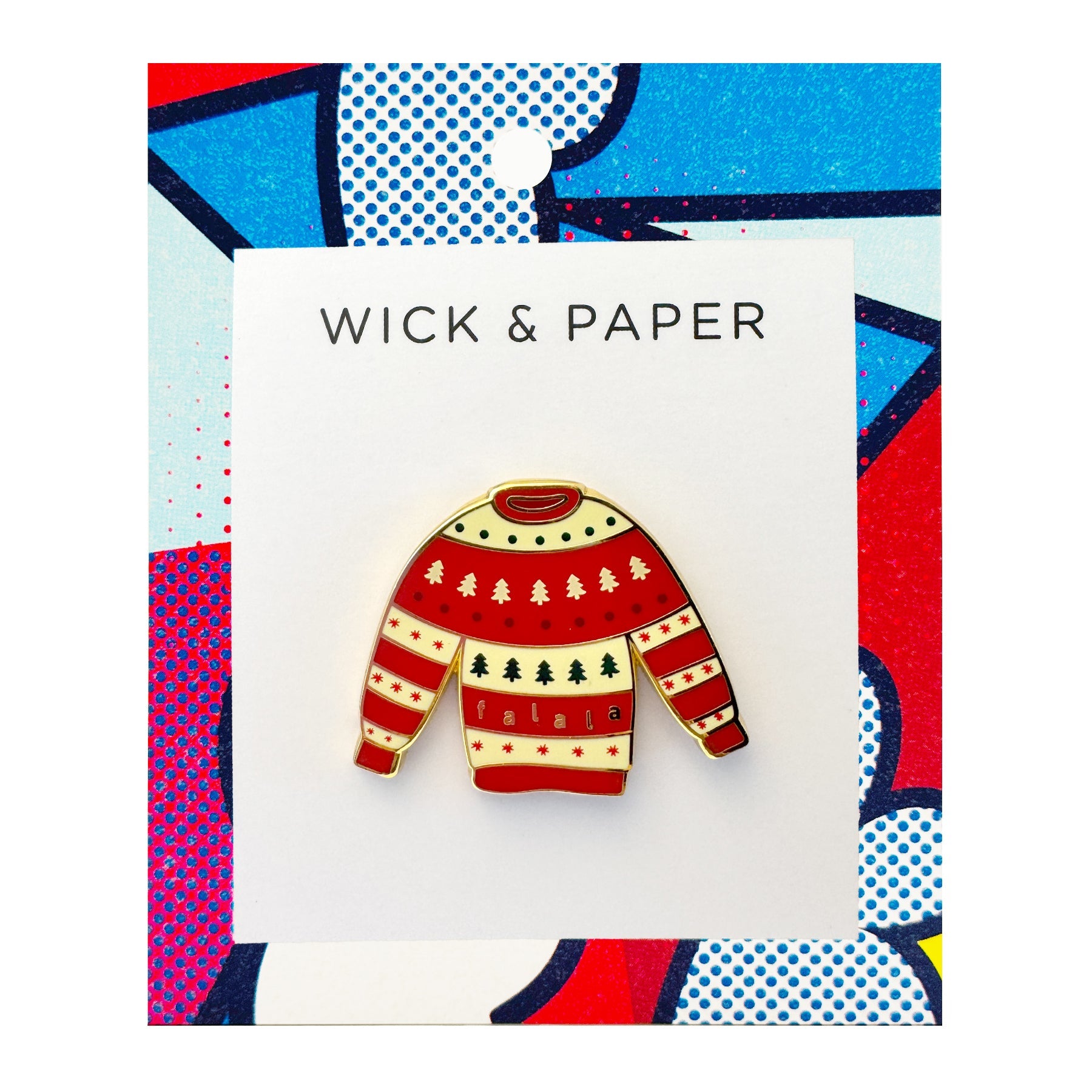 Ugly Sweater Enamel Pin