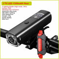 Ultra Bright USB Rechargeable 8-LED Bike Headlight - Waterproof
