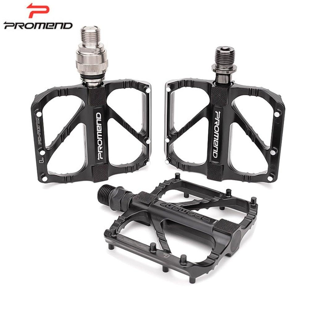 Ultralight 3-Bearing Aluminum Bike Pedals - Anti-Slip Performance