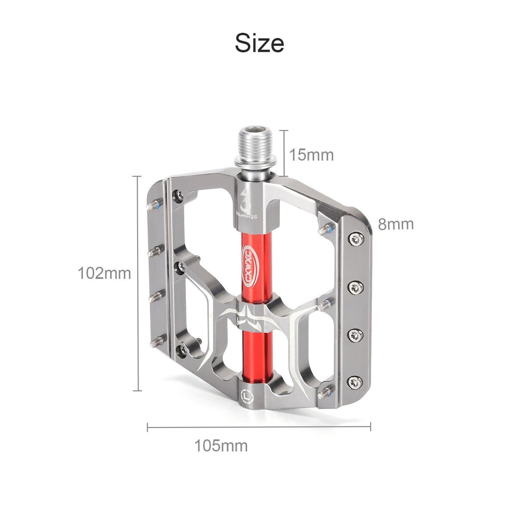 Triple Sealed Bearing Wide Platform Road Bike Pedals