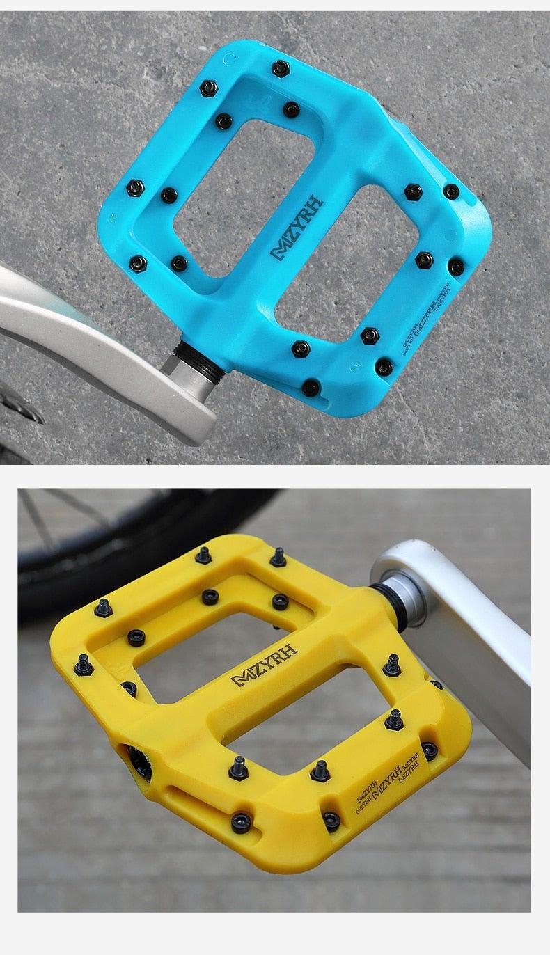 Ultralight Nylon Platform Bike Pedals with Sealed Bearings
