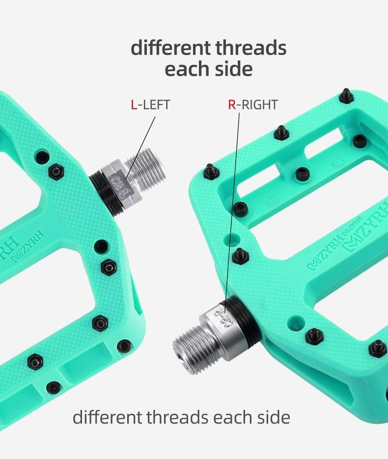 Ultralight Nylon Platform Bike Pedals with Sealed Bearings