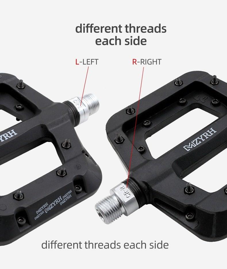 Ultralight Nylon Platform Bike Pedals with Sealed Bearings