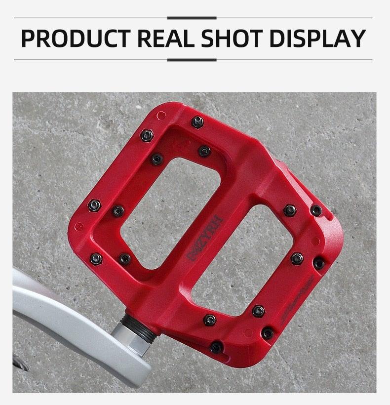 Ultralight Nylon Platform Bike Pedals with Sealed Bearings