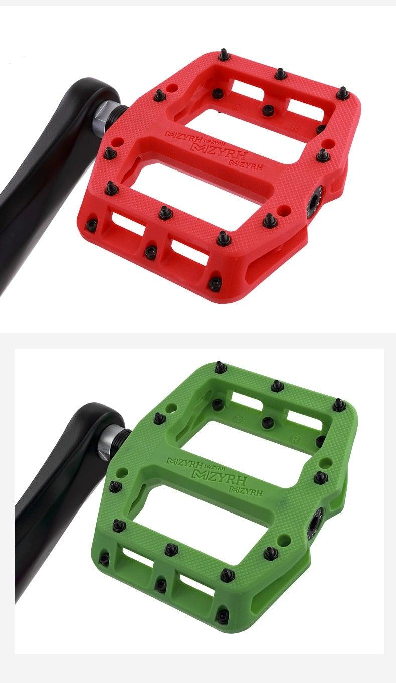 Ultralight Nylon Platform Bike Pedals with Sealed Bearings