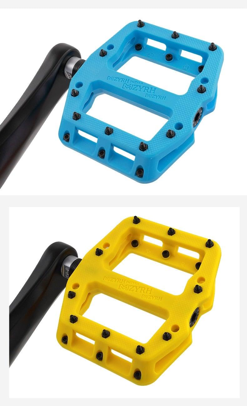 Ultralight Nylon Platform Bike Pedals with Sealed Bearings
