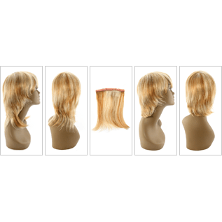 100% Human Hair Detachable Wig Style HDI in Blonde Light-Brown