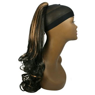 Unique Chica String hair accessory in black and brown-highlights