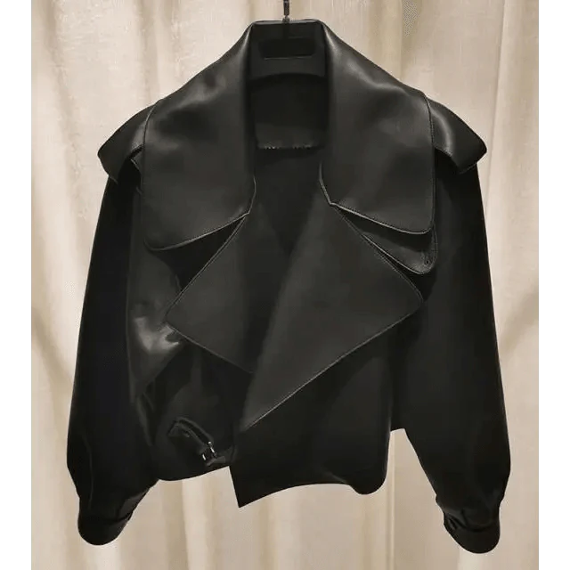 Women's Faux Leather Vintage Biker Motorcycle Jacket