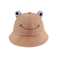 Kawaii Frog Bucket Hat - Cotton Streetwear Sun Hat for Women