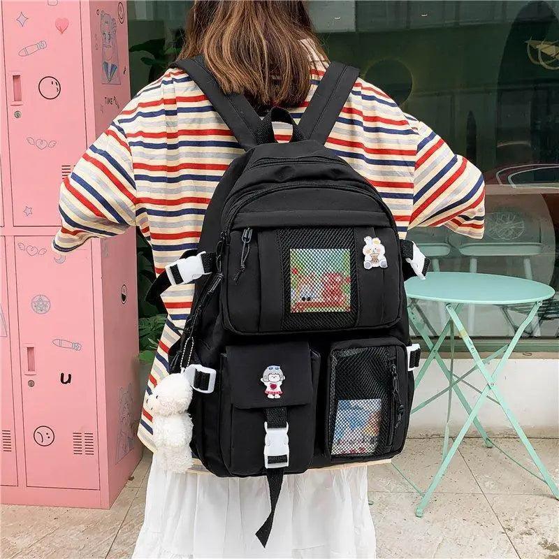 Large Capacity Multi-Pocket Waterproof Backpack for School Travel
