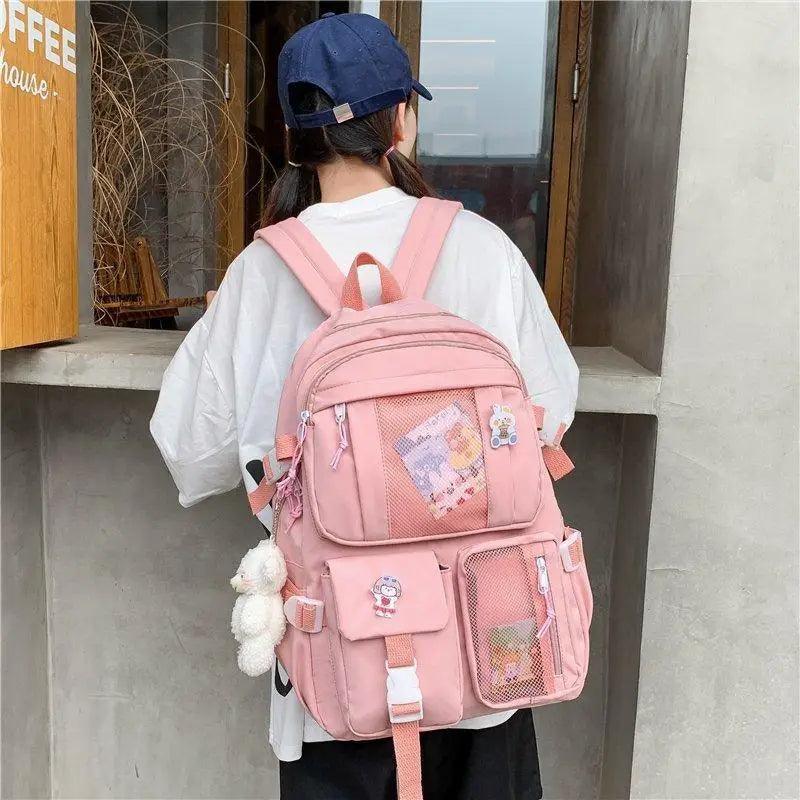 Large Capacity Multi-Pocket Waterproof Backpack for School Travel