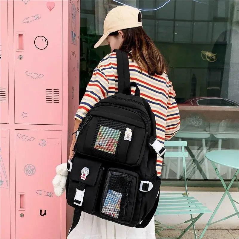 Large Capacity Multi-Pocket Waterproof Backpack for School Travel