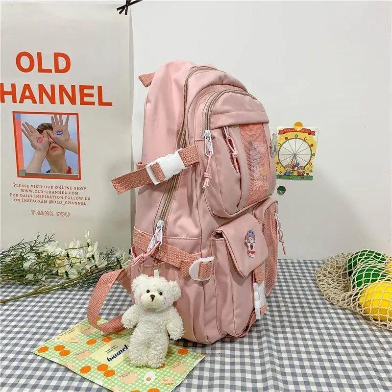 Large Capacity Multi-Pocket Waterproof Backpack for School Travel