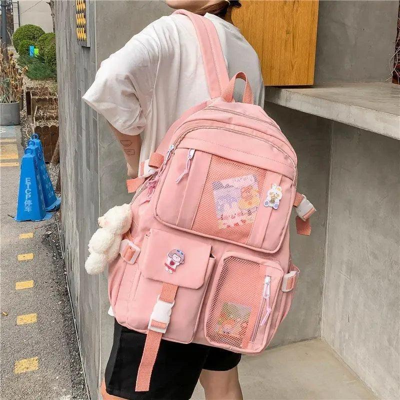 Large Capacity Multi-Pocket Waterproof Backpack for School Travel