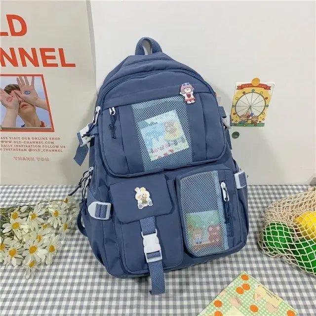 Large Capacity Multi-Pocket Waterproof Backpack for School Travel