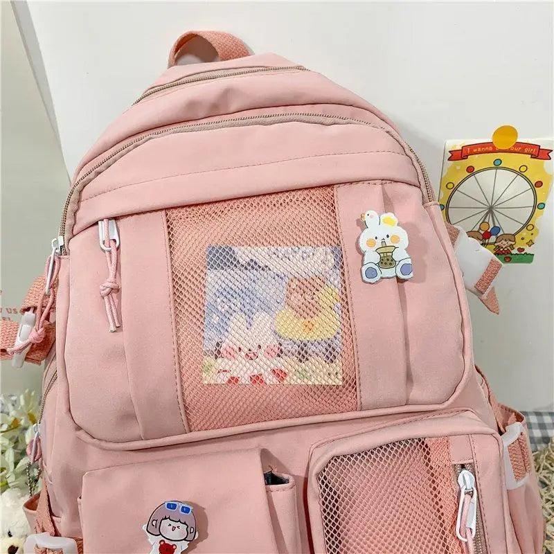 Large Capacity Multi-Pocket Waterproof Backpack for School Travel