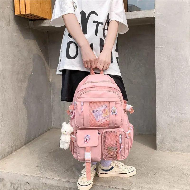 Large Capacity Multi-Pocket Waterproof Backpack for School Travel