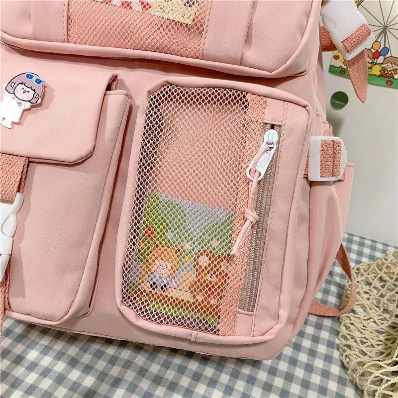 Large Capacity Multi-Pocket Waterproof Backpack for School Travel