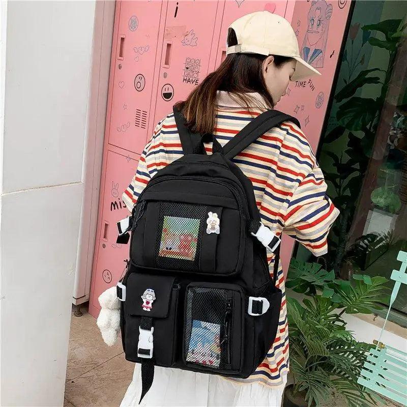 Large Capacity Multi-Pocket Waterproof Backpack for School Travel