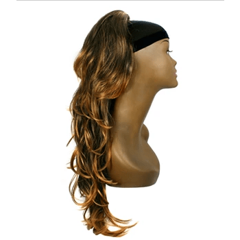 Ombre brown and honey blonde fashion string for hair styling and jewelry making
