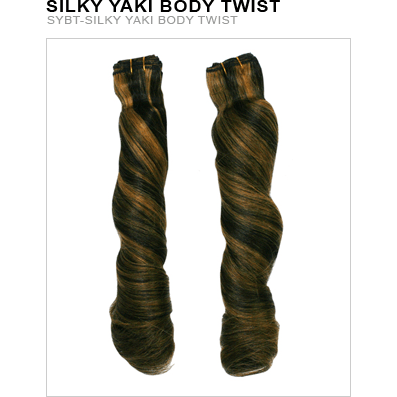 14 Inch Silky Yaki Body Twist Human Hair Extensions for Women