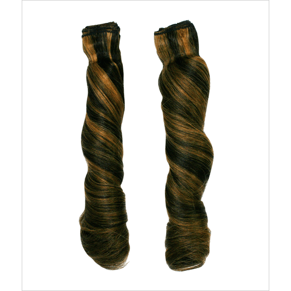 8-inch Silky Yaki Body Twist human hair extensions in a natural texture