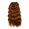 Close-up of Unique Human Hair Soft Wave extensions showing natural texture and high-quality luster.