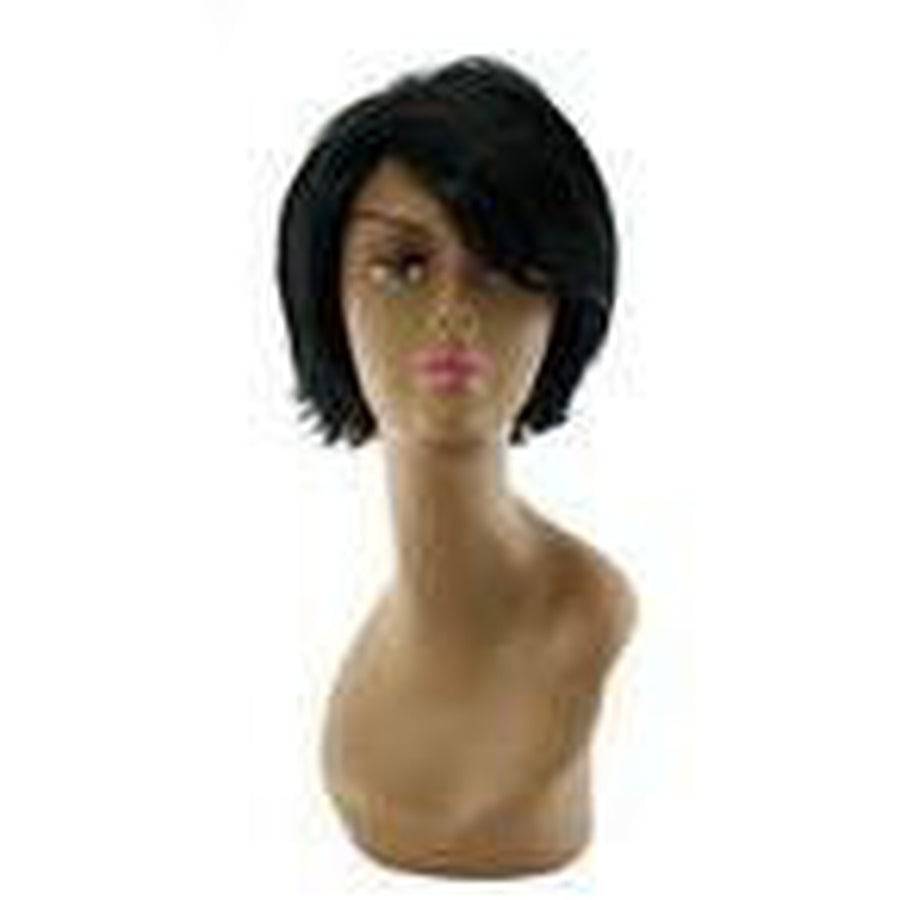 Lisa synthetic Kanekalon fiber wig featuring a natural look and comfortable fit.