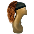 Close up of Unique Loose String 2 Kanekalon hair extension strands for professional styling