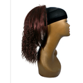 Dark brown Madonna String hair extension made from high-quality synthetic fibers.